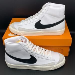 Nike Blazer Mid 77 VTG Shoes New With Box Men’s Sz 10 White Black‎